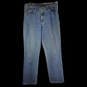 Style & Co Classic Cotton Blue Straight Leg Jeans